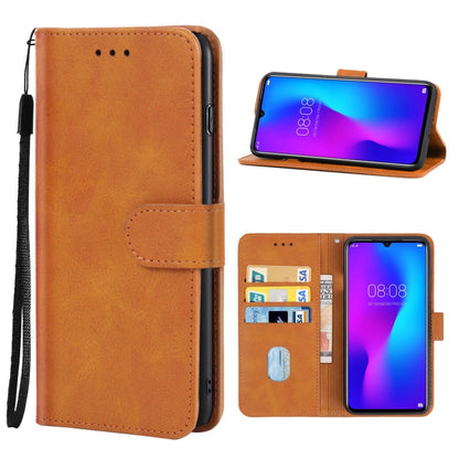 Leather Phone Case For Doogee N20 Pro(Brown) - More Brand by buy2fix | Online Shopping UK | buy2fix