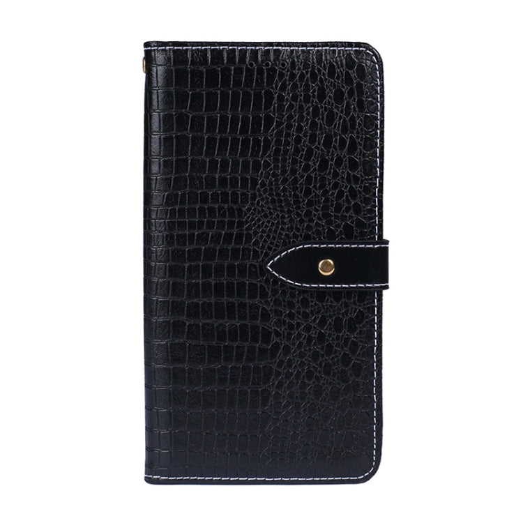 For Honor 50 Lite idewei Crocodile Texture Leather Phone Case(Black) - Honor Cases by idewei | Online Shopping UK | buy2fix