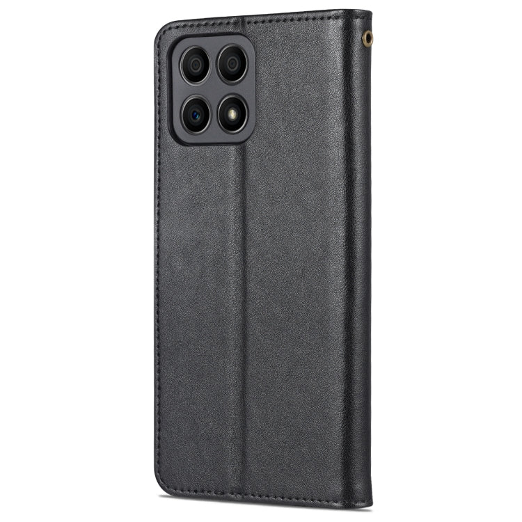 For Honor X30i AZNS Sheepskin Texture Flip Leather Phone Case(Black) - Honor Cases by AZNS | Online Shopping UK | buy2fix