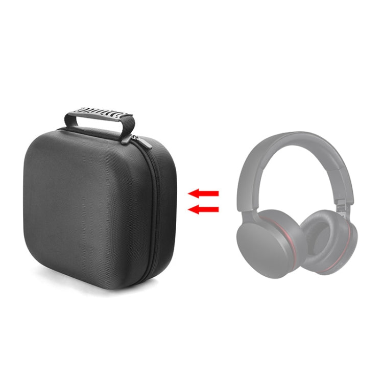 For FIIL Vox Headset Protective Storage Bag(Black) - Other Earphone Case by buy2fix | Online Shopping UK | buy2fix