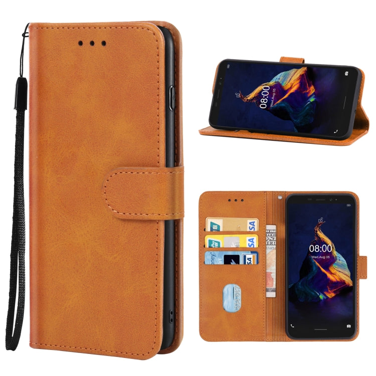 Leather Phone Case For Ulefone Armor X8(Brown) - Ulefone Cases by buy2fix | Online Shopping UK | buy2fix