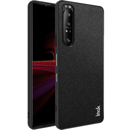 For Sony Xperia 1 III imak LX-5 Series PC + TPU Case with Screen Protector(Cross Texture) - Sony Cases by imak | Online Shopping UK | buy2fix