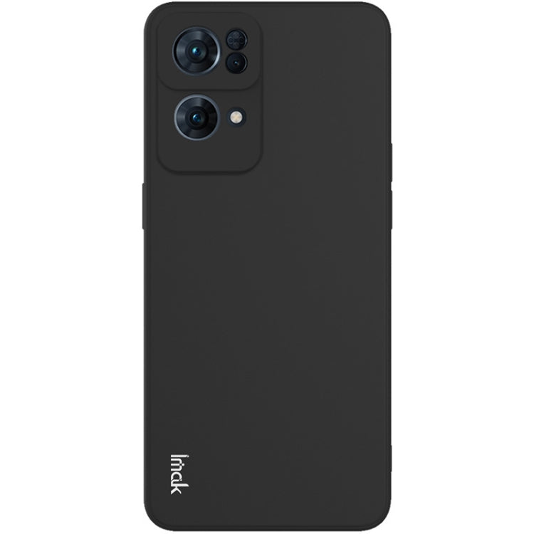 For OPPO Reno7 Pro 5G imak UC-4 Series Straight Edge TPU Soft Protective Case(Black) - OPPO Cases by imak | Online Shopping UK | buy2fix