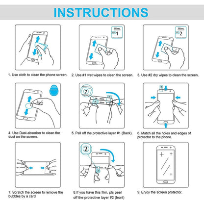 10 PCS 0.26mm 9H 2.5D Tempered Glass Film For Doogee X93 - For Doogee by buy2fix | Online Shopping UK | buy2fix