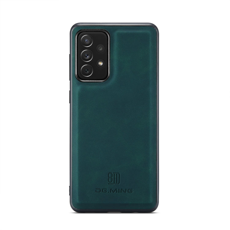 For Samsung Galaxy A73 5G DG.MING M2 Series 3-Fold Multi Card Bag + Phone Case(Green) - Galaxy Phone Cases by DG.MING | Online Shopping UK | buy2fix