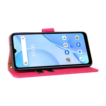 For Umidigi Power 5S Skin Feel Magnetic Buckle Calf Texture PU Phone Case(Rose Red) - Doogee Cases by buy2fix | Online Shopping UK | buy2fix