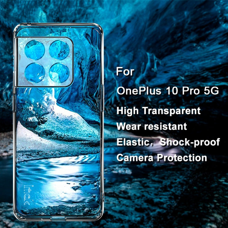 For OnePlus 10 Pro 5G IMAK UX-5 Series Transparent TPU Phone Case - OnePlus Cases by imak | Online Shopping UK | buy2fix