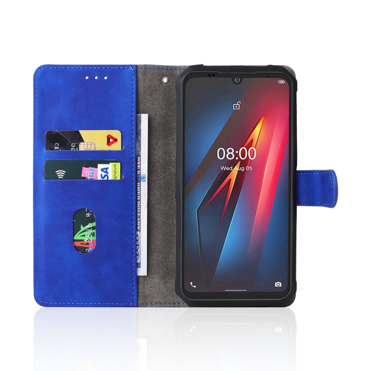 For Ulefone Armor 8 Skin Feel Magnetic Buckle Calf Texture Leather Phone Case(Blue) - Ulefone Cases by buy2fix | Online Shopping UK | buy2fix