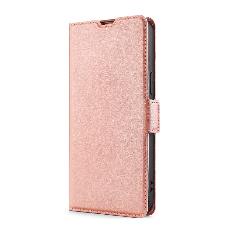For Ulefone Note 10 Ultra-thin Voltage Side Buckle PU + TPU Leather Phone Case(Rose Gold) - Ulefone Cases by buy2fix | Online Shopping UK | buy2fix