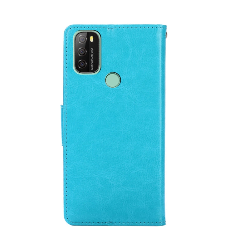 For Blackview A70 Crystal Texture Leather Phone Case(Light Blue) - More Brand by buy2fix | Online Shopping UK | buy2fix