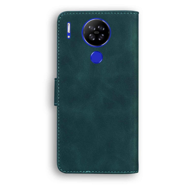 For Blackview A80 Skin Feel Pure Color Flip Leather Phone Case(Green) - More Brand by buy2fix | Online Shopping UK | buy2fix