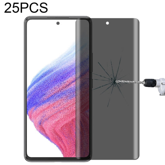 25 PCS Full Cover Anti-peeping Tempered Glass Film For Samsung Galaxy A53 5G - Galaxy Tempered Glass by buy2fix | Online Shopping UK | buy2fix