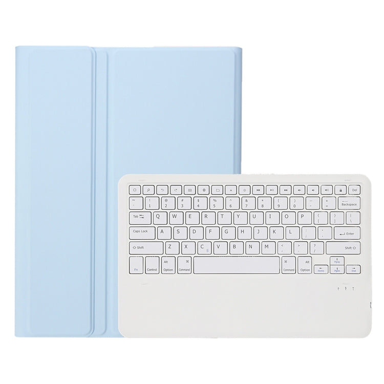 A800B Candy Color Detachable Bluetooth Keyboard Case with Pen Slot for Samsung Galaxy Tab S8+  / S7+ / S7 FE(Ice Blue) - Samsung Keyboard by buy2fix | Online Shopping UK | buy2fix