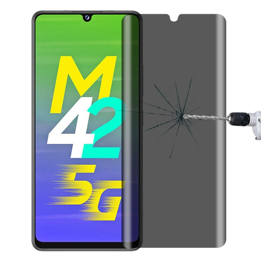 Full Cover Anti-peeping Tempered Glass Film For Samsung Galaxy M42 5G - Galaxy Tempered Glass by buy2fix | Online Shopping UK | buy2fix