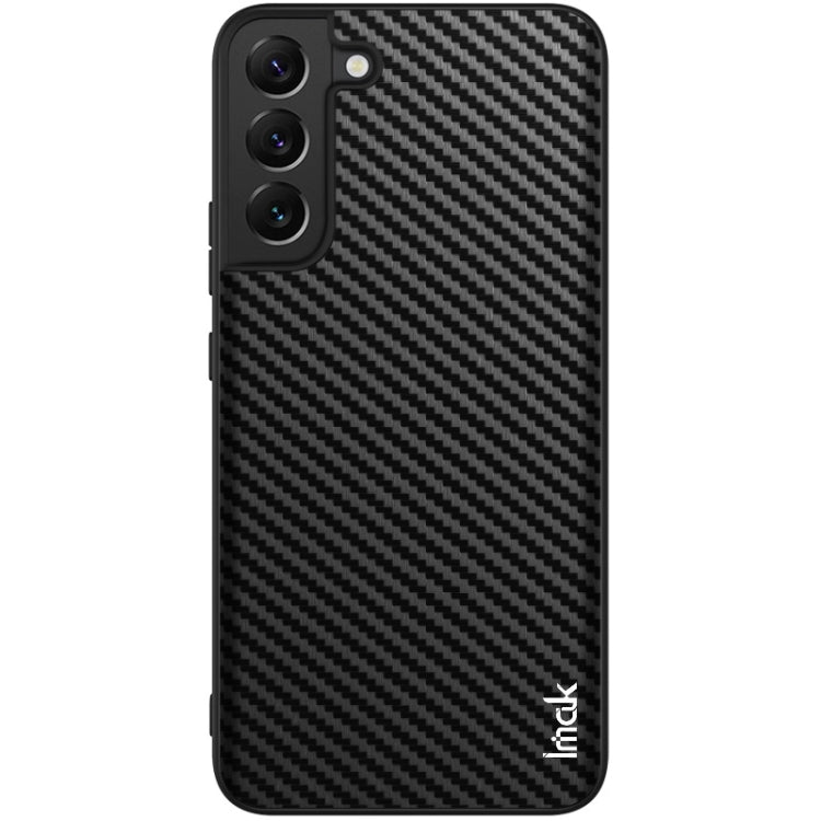 For Samsung Galaxy S22 5G imak LX-5 Series PC + TPU Phone Case with Screen Protector(Carbon Fiber Texture) - Galaxy S22 5G Cases by imak | Online Shopping UK | buy2fix