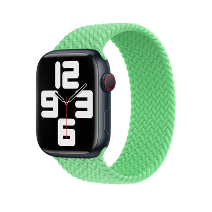 150mm Nylon Braided Watch Band For Apple Watch Ultra 49mm&Watch Ultra 2 49mm / Series 9&8&7 45mm / SE 3&SE 2&6&SE&5&4 44mm / 3&2&1 42mm Green) - Watch Bands by buy2fix | Online Shopping UK | buy2fix