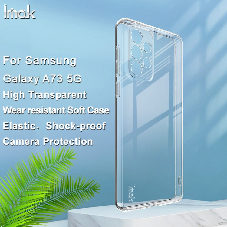 For Samsung Galaxy A73 5G IMAK UX-5 Series Claer TPU Phone Case(Transparent) - Galaxy Phone Cases by imak | Online Shopping UK | buy2fix