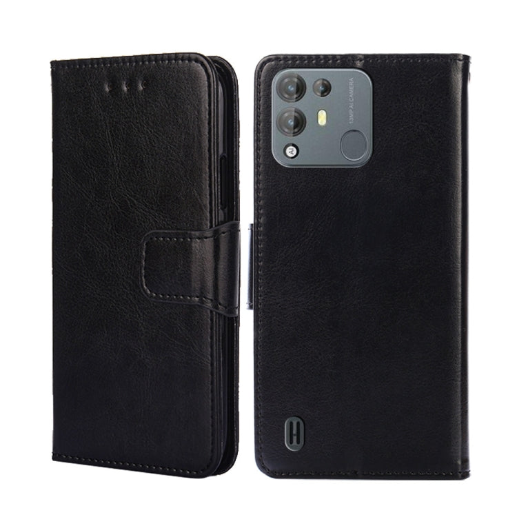 For Blackview A55 Pro Crystal Texture Leather Phone Case(Black) - Huawei Cases by buy2fix | Online Shopping UK | buy2fix