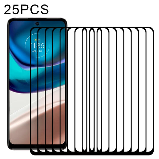 25 PCS Full Glue Cover Screen Protector Tempered Glass Film For Motorola Moto G42 - Motorola Tempered Glass by buy2fix | Online Shopping UK | buy2fix