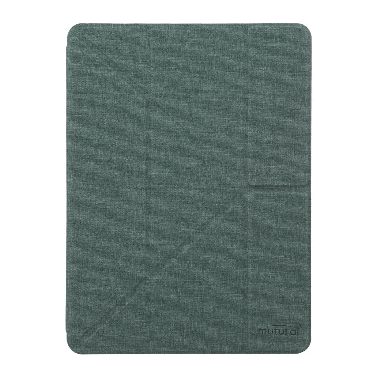 Mutural King Kong Series Deformation Holder Leather Tablet Case For iPad 9.7 2018 / 2017(Green) - iPad 9.7 (2018) & (2017) Cases by Mutural | Online Shopping UK | buy2fix