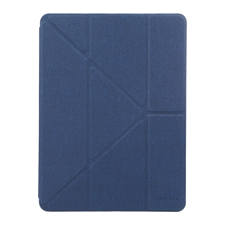 Mutural King Kong Series Deformation Holder Leather Tablet Case For iPad 9.7 2018 / 2017(Blue) - iPad 9.7 (2018) & (2017) Cases by Mutural | Online Shopping UK | buy2fix