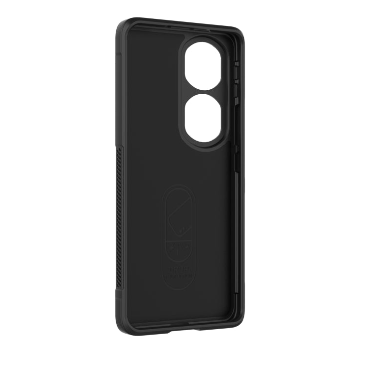 For Honor 70 Pro 5G Magic Shield TPU + Flannel Phone Case(White) - Honor Cases by buy2fix | Online Shopping UK | buy2fix