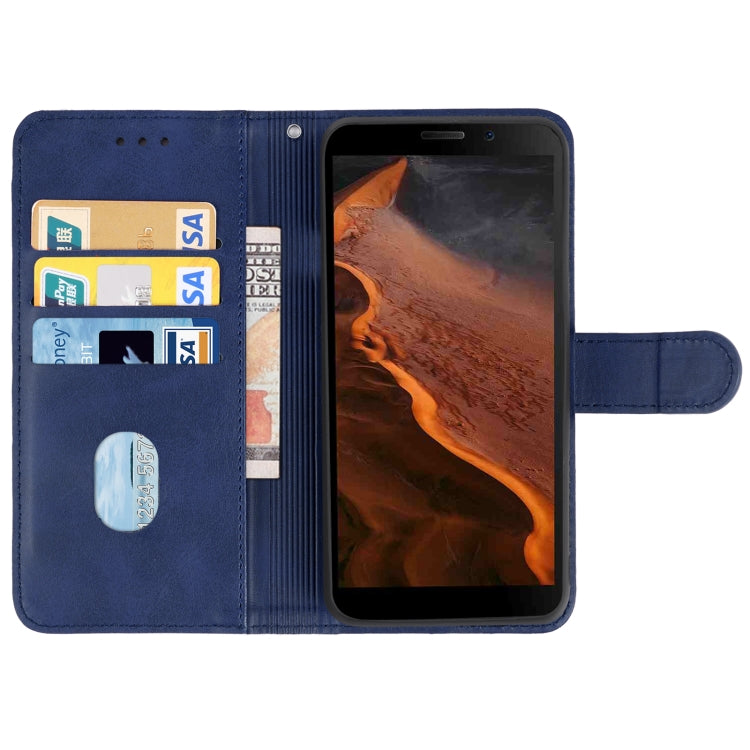 For Doogee S61/S61 Pro Leather Phone Case(Blue) - Doogee Cases by buy2fix | Online Shopping UK | buy2fix