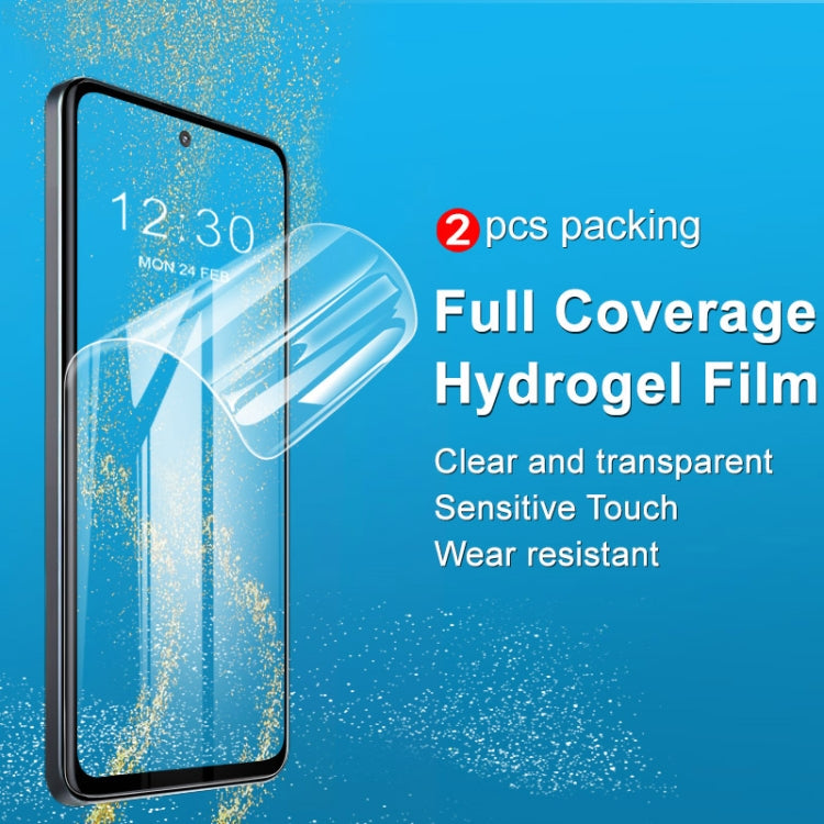 2 PCS imak Curved Full Screen Hydrogel Film Front Protector For Xiaomi Redmi Note 11T Pro 5G/Redmi Note 11T Pro+ 5G -  by imak | Online Shopping UK | buy2fix