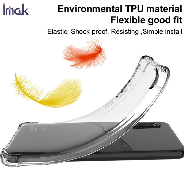 For OPPO Reno8 5G/Reno8 5G Global IMAK All-inclusive Shockproof Airbag TPU Case with Screen Protector (Transparent Black) - OPPO Cases by imak | Online Shopping UK | buy2fix