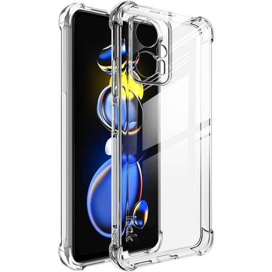 For Xiaomi Redmi Note 11T Pro 5G / Note 11T Pro+ 5G IMAK All-inclusive Shockproof Airbag TPU Case with Screen Protector (Transparent) - Xiaomi Cases by imak | Online Shopping UK | buy2fix