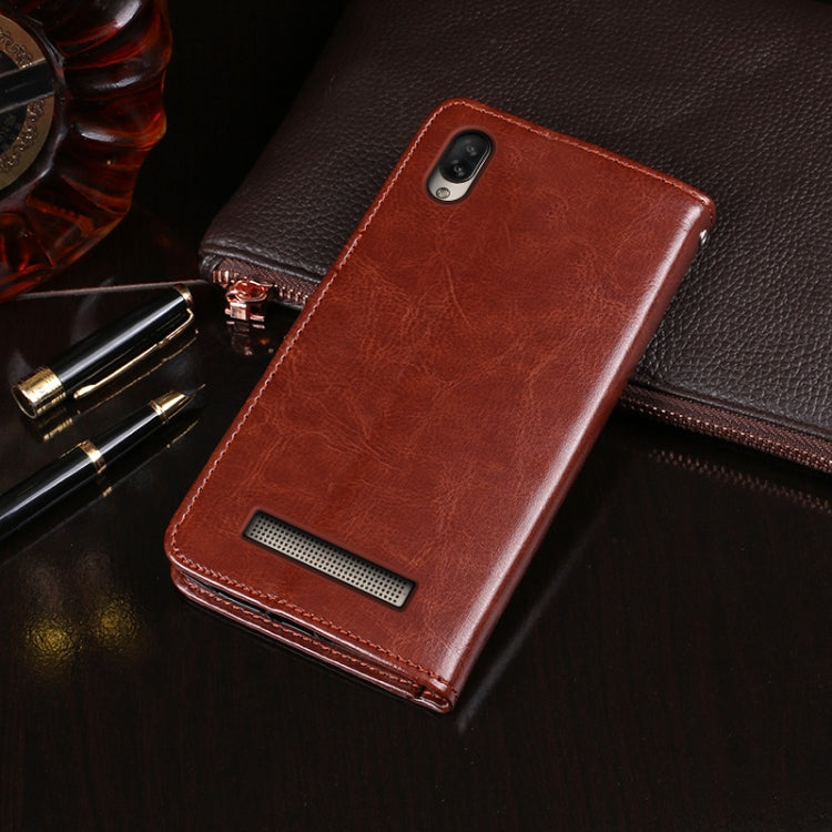 For Doogee X90 idewei Crazy Horse Texture Horizontal Flip Leather Case with Holder & Card Slots & Wallet(Rose Red) - More Brand by idewei | Online Shopping UK | buy2fix