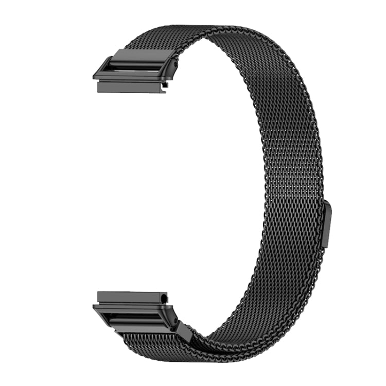 For Huawei Band 7 / 7 NFC MIJOBS Milan Magnetic Stainless Steel Watch Band(Black) - Watch Bands by MIJOBS | Online Shopping UK | buy2fix