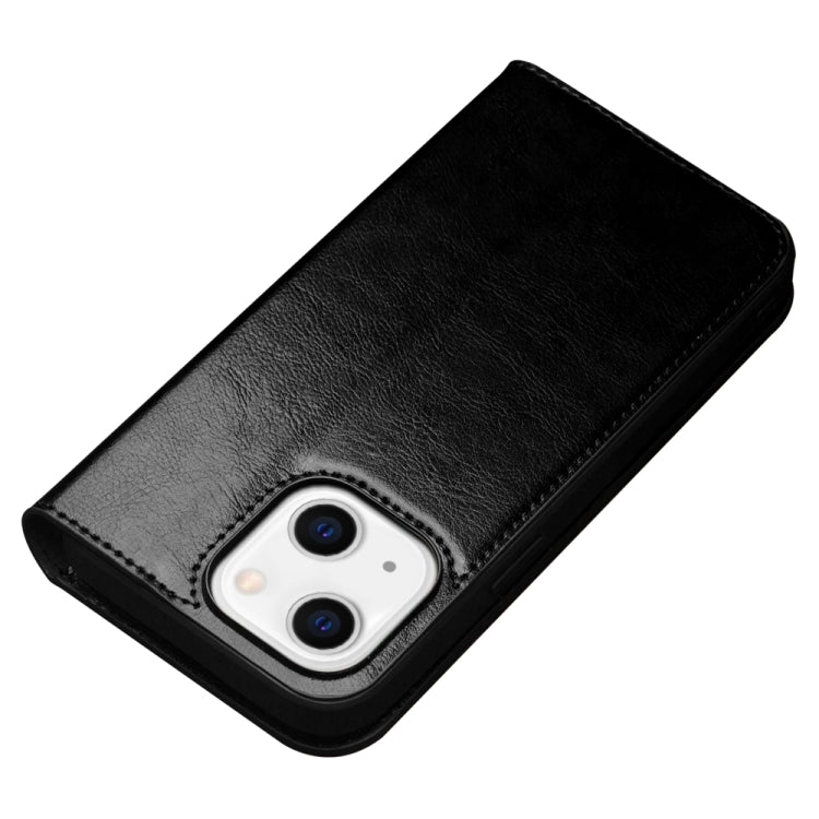 For iPhone 14 Plus QIALINO Horizontal Flip Leather Phone Case (Black) - iPhone 14 Plus Cases by QIALINO | Online Shopping UK | buy2fix