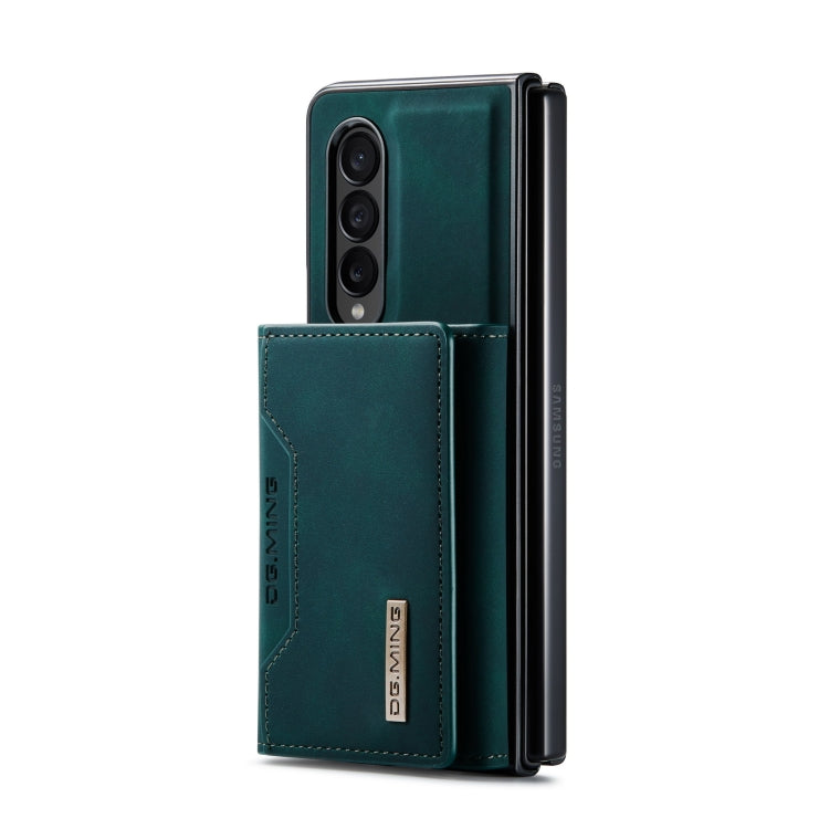 For Samsung Galaxy Z Fold3 5G DG.MING M2 Series 3-Fold Multi Card Bag Phone Case(Green) - Galaxy Phone Cases by DG.MING | Online Shopping UK | buy2fix