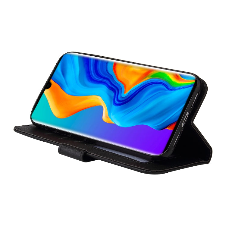 For Huawei P30 Lite GQUTROBE Right Angle Leather Phone Case(Black) - Huawei Cases by GQUTROBE | Online Shopping UK | buy2fix