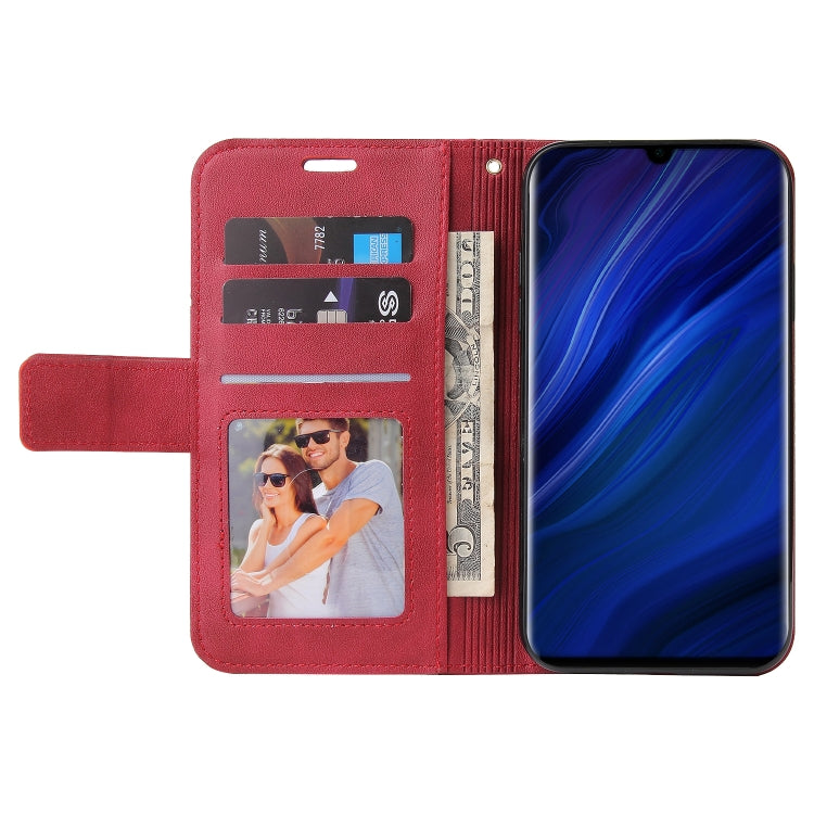 For Huawei P30 Pro GQUTROBE Right Angle Leather Phone Case(Red) - Huawei Cases by GQUTROBE | Online Shopping UK | buy2fix