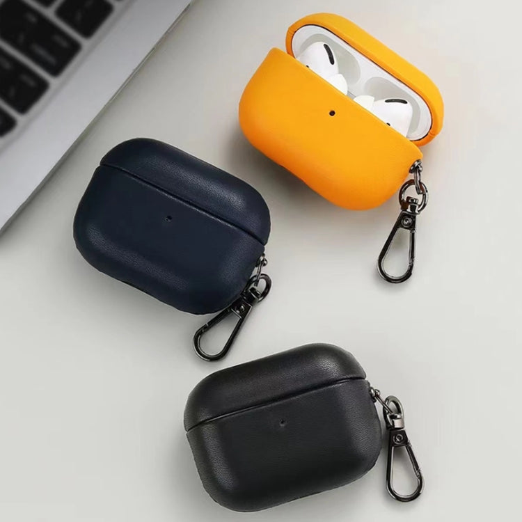 For Apple AirPods 3 PU Leather Wireless Bluetooth Earphone Protective Case(Wisteria) - For AirPods 3 by buy2fix | Online Shopping UK | buy2fix