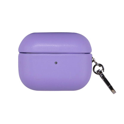 For Apple AirPods Pro 2 PU Leather Wireless Bluetooth Earphone Protective Case(Purple) - For AirPods Pro 2 by buy2fix | Online Shopping UK | buy2fix