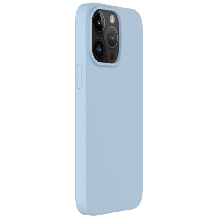 For iPhone 14 Pro Max Mutural Karen Series Liquid Silicone Magsafe Phone Case(Misty Blue) - iPhone 14 Pro Max Cases by Mutural | Online Shopping UK | buy2fix
