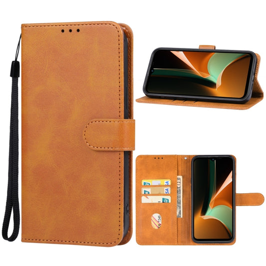 For Ulefone Armor 17 Pro Leather Phone Case(Brown) - Ulefone Cases by buy2fix | Online Shopping UK | buy2fix