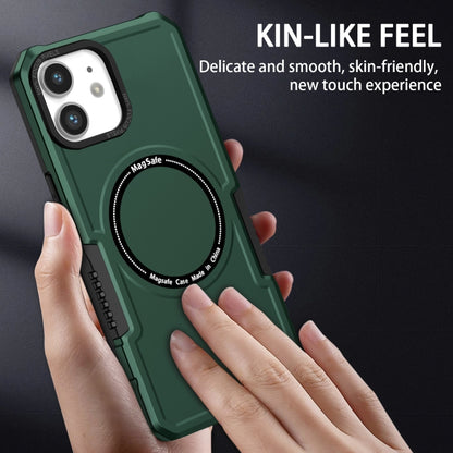 For iPhone 11 MagSafe Shockproof Armor Phone Case(Dark Green) - iPhone 11 Cases by buy2fix | Online Shopping UK | buy2fix