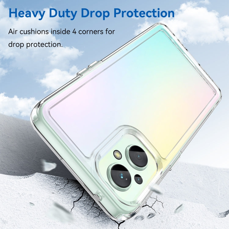 For OPPO A96 5G Candy Series TPU Phone Case(Transparent) - OPPO Cases by buy2fix | Online Shopping UK | buy2fix