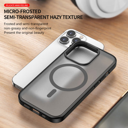 For iPhone 12 Skin Feel Frosted Magsafe Phone Case(Black) - iPhone 12 / 12 Pro Cases by buy2fix | Online Shopping UK | buy2fix