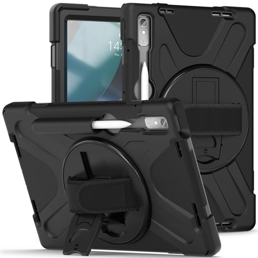 For Lenovo Tab P11 Pro Gen 2 Silicone + PC Protective Tablet Case(Black) - Lenovo by buy2fix | Online Shopping UK | buy2fix