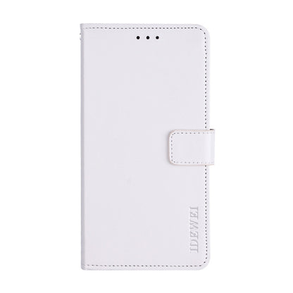 For Huawei nova 10 SE idewei Crazy Horse Texture Leather Phone Case(White) - Huawei Cases by idewei | Online Shopping UK | buy2fix