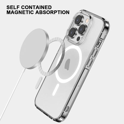 For iPhone 12 Pro Max Phantom TPU + PC Magsafe Phone Case(Transparent) - iPhone 12 Pro Max Cases by buy2fix | Online Shopping UK | buy2fix