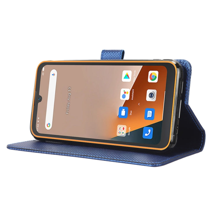 For Blackview BV5200 Diamond Texture Leather Phone Case(Blue) - More Brand by buy2fix | Online Shopping UK | buy2fix