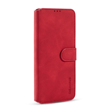 For Xiaomi Redmi Note 9S DG.MING Retro Oil Side Horizontal Flip Case with Holder & Card Slots & Wallet(Red) - Xiaomi Cases by DG.MING | Online Shopping UK | buy2fix