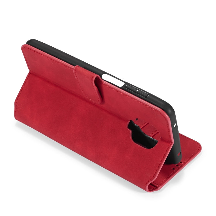 For Xiaomi Redmi Note 9S DG.MING Retro Oil Side Horizontal Flip Case with Holder & Card Slots & Wallet(Red) - Xiaomi Cases by DG.MING | Online Shopping UK | buy2fix