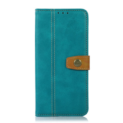 For OnePlus 11 5G Stitching Thread Calf Texture Leather Phone Case(Green) - OnePlus Cases by buy2fix | Online Shopping UK | buy2fix